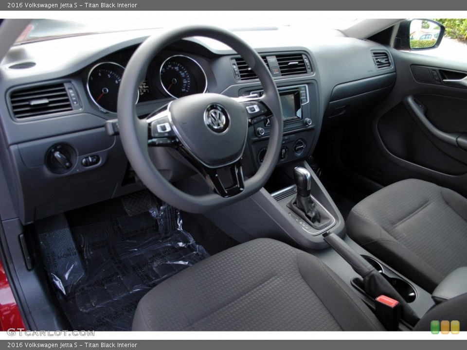 Titan Black Interior Photo for the 2016 Volkswagen Jetta S #111830045