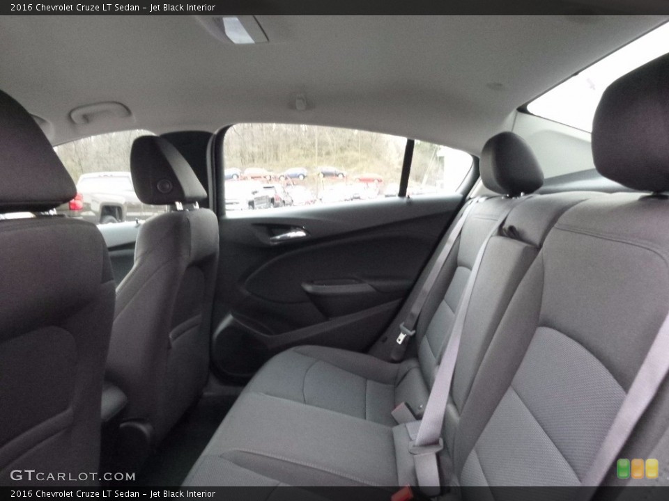 Jet Black Interior Rear Seat for the 2016 Chevrolet Cruze LT Sedan #111839069