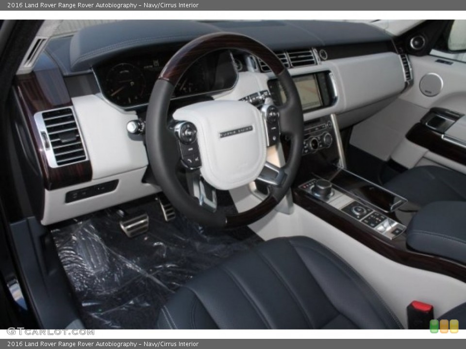 Navy/Cirrus 2016 Land Rover Range Rover Interiors