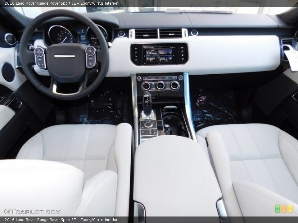 Ebony/Cirrus Interior Photo for the 2016 Land Rover Range Rover Sport SE #111857561