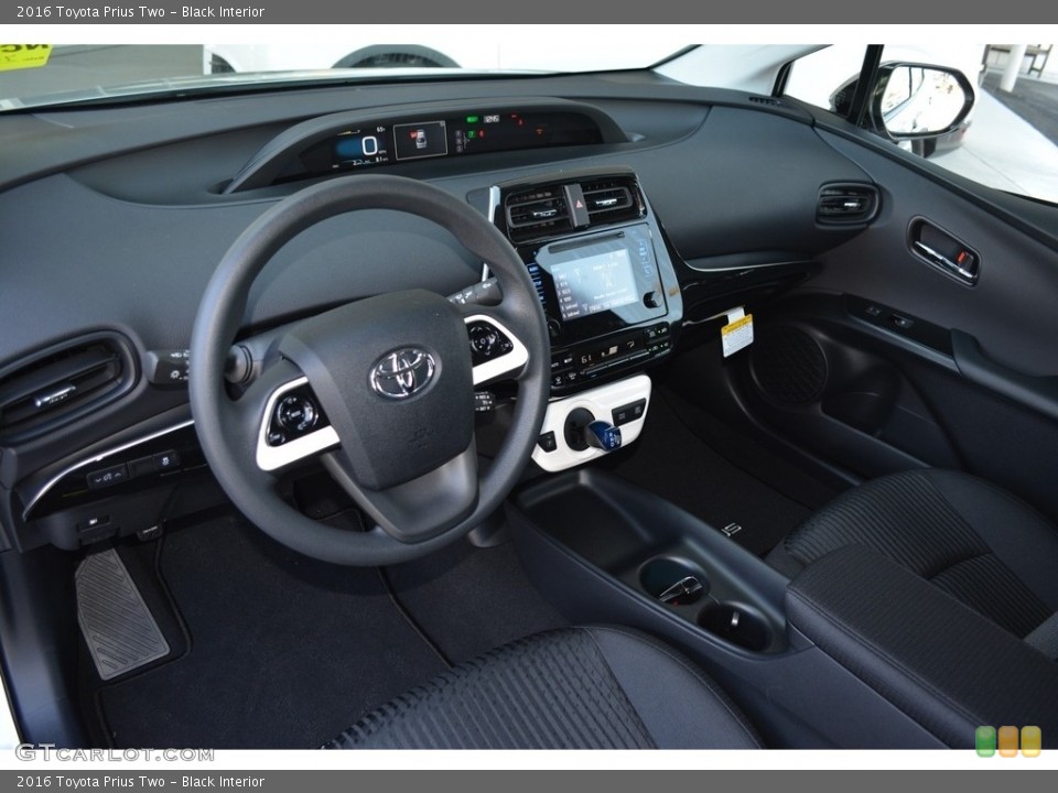 Black Interior Photo for the 2016 Toyota Prius Two #111866428
