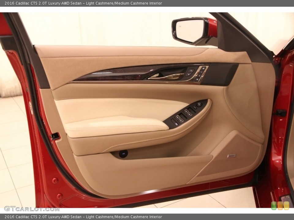 Light Cashmere/Medium Cashmere Interior Door Panel for the 2016 Cadillac CTS 2.0T Luxury AWD Sedan #111869491