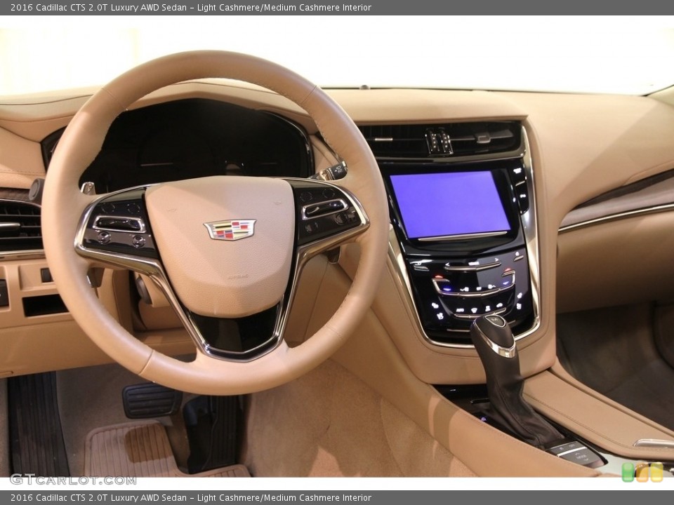 Light Cashmere/Medium Cashmere Interior Dashboard for the 2016 Cadillac CTS 2.0T Luxury AWD Sedan #111869536