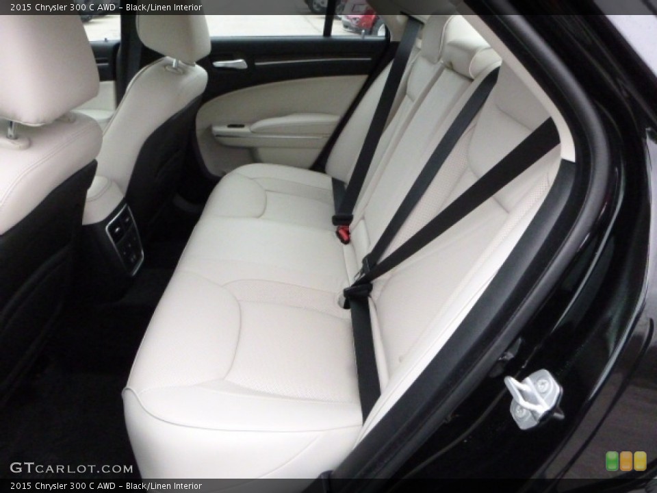 Black/Linen Interior Rear Seat for the 2015 Chrysler 300 C AWD #111872521