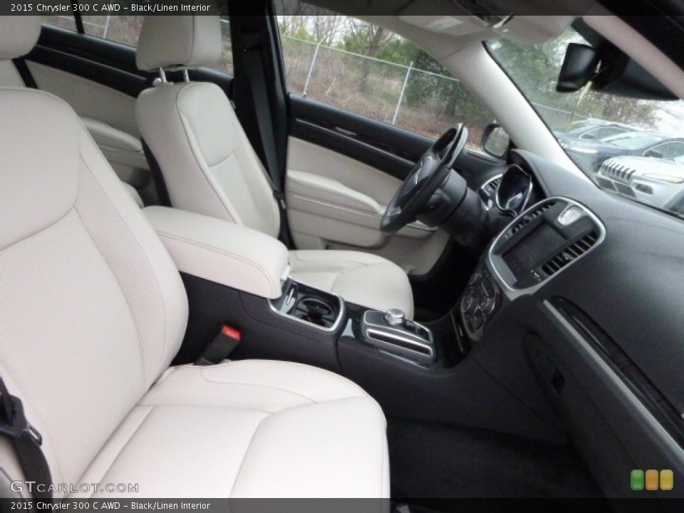 Black/Linen Interior Front Seat for the 2015 Chrysler 300 C AWD #111872626