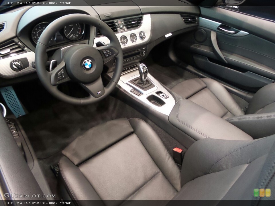 Black Interior Prime Interior for the 2016 BMW Z4 sDrive28i #111876376