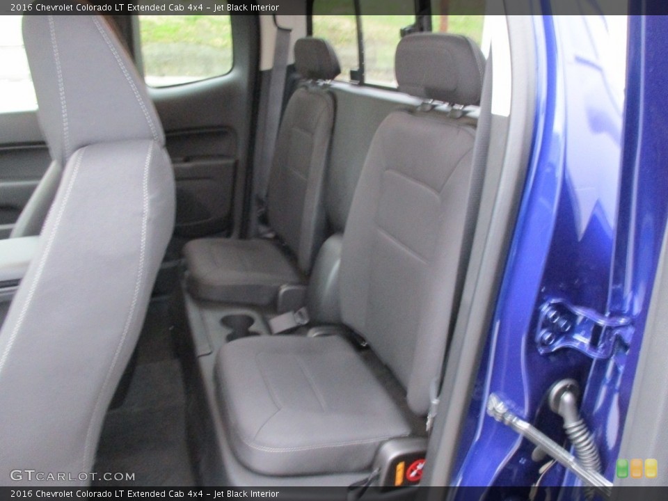 Jet Black Interior Rear Seat for the 2016 Chevrolet Colorado LT Extended Cab 4x4 #111886855
