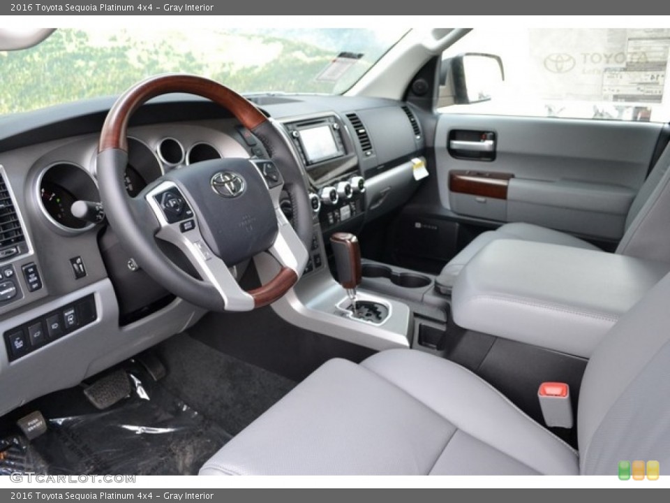 Gray 2016 Toyota Sequoia Interiors