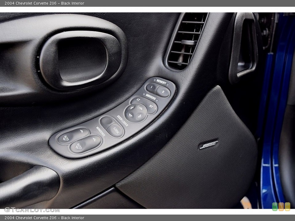 Black Interior Controls for the 2004 Chevrolet Corvette Z06 #111894033