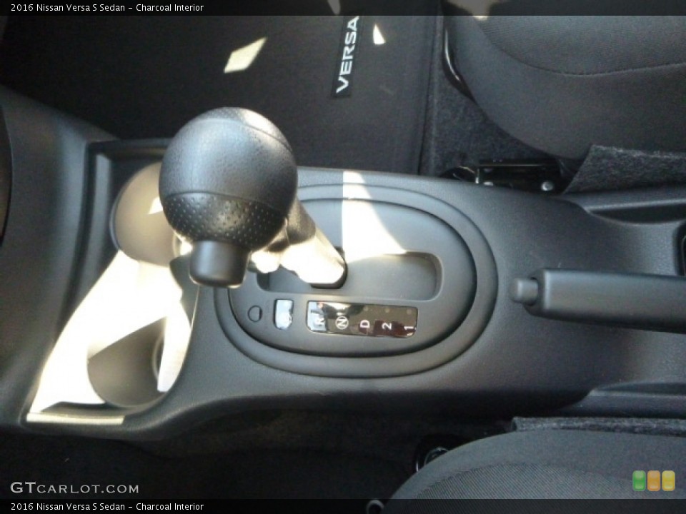 Charcoal Interior Transmission for the 2016 Nissan Versa S Sedan #111938847