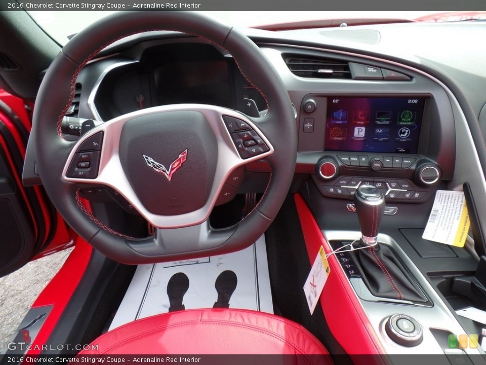 Adrenaline Red Interior Dashboard for the 2016 Chevrolet Corvette Stingray Coupe #111963493