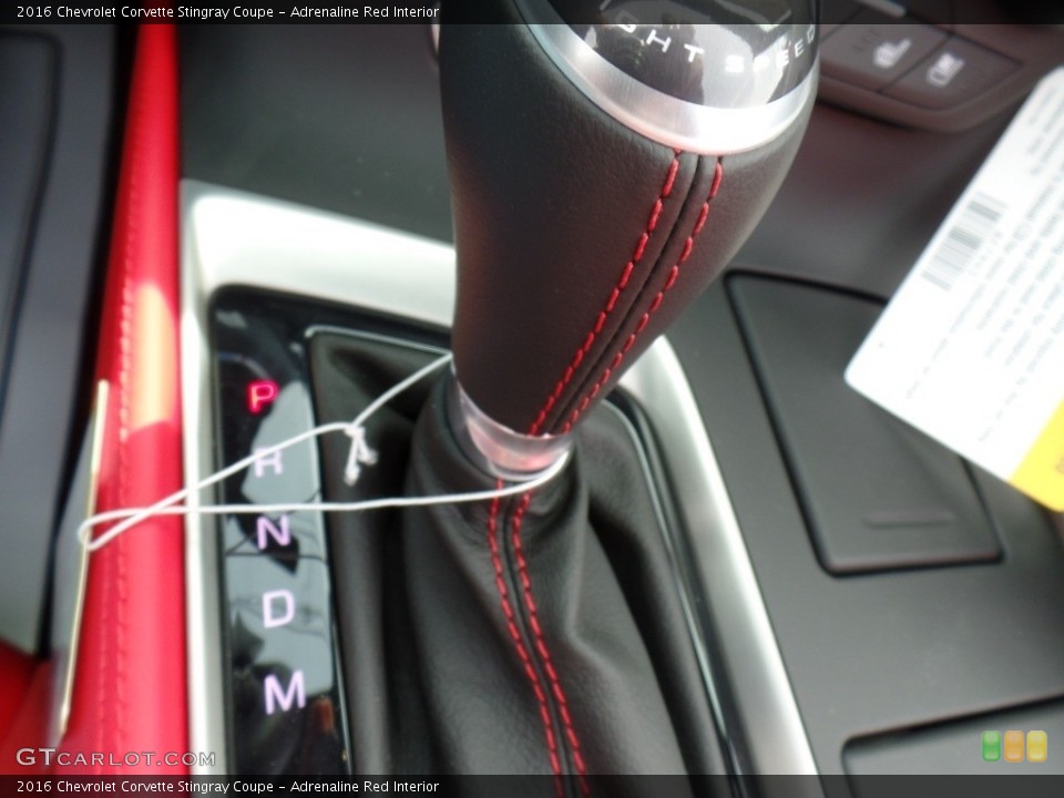 Adrenaline Red Interior Transmission for the 2016 Chevrolet Corvette Stingray Coupe #111964024