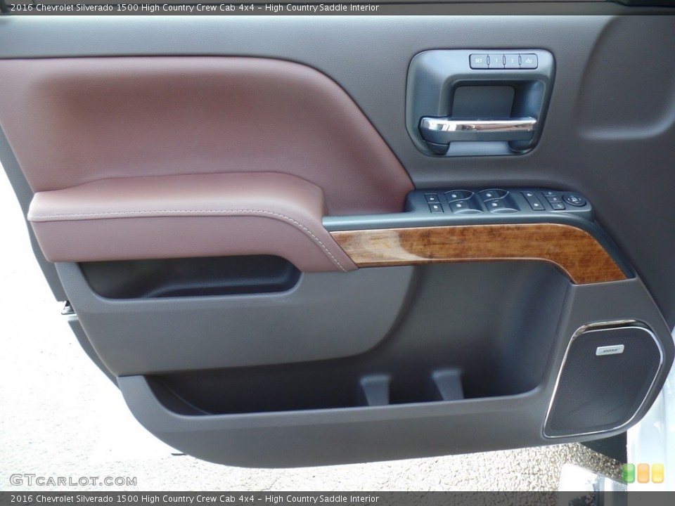 High Country Saddle Interior Door Panel for the 2016 Chevrolet Silverado 1500 High Country Crew Cab 4x4 #112018608