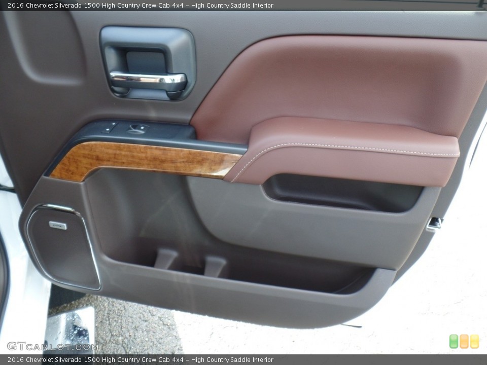 High Country Saddle Interior Door Panel for the 2016 Chevrolet Silverado 1500 High Country Crew Cab 4x4 #112019901