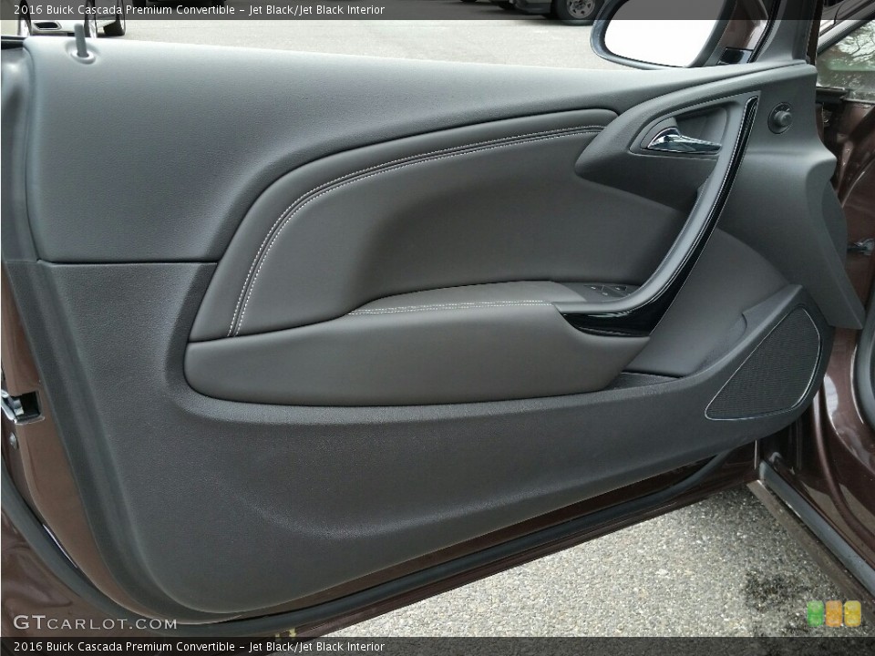 Jet Black/Jet Black Interior Door Panel for the 2016 Buick Cascada Premium Convertible #112045108