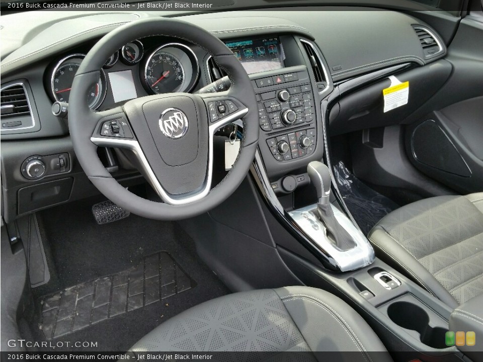 Jet Black/Jet Black Interior Prime Interior for the 2016 Buick Cascada Premium Convertible #112045192