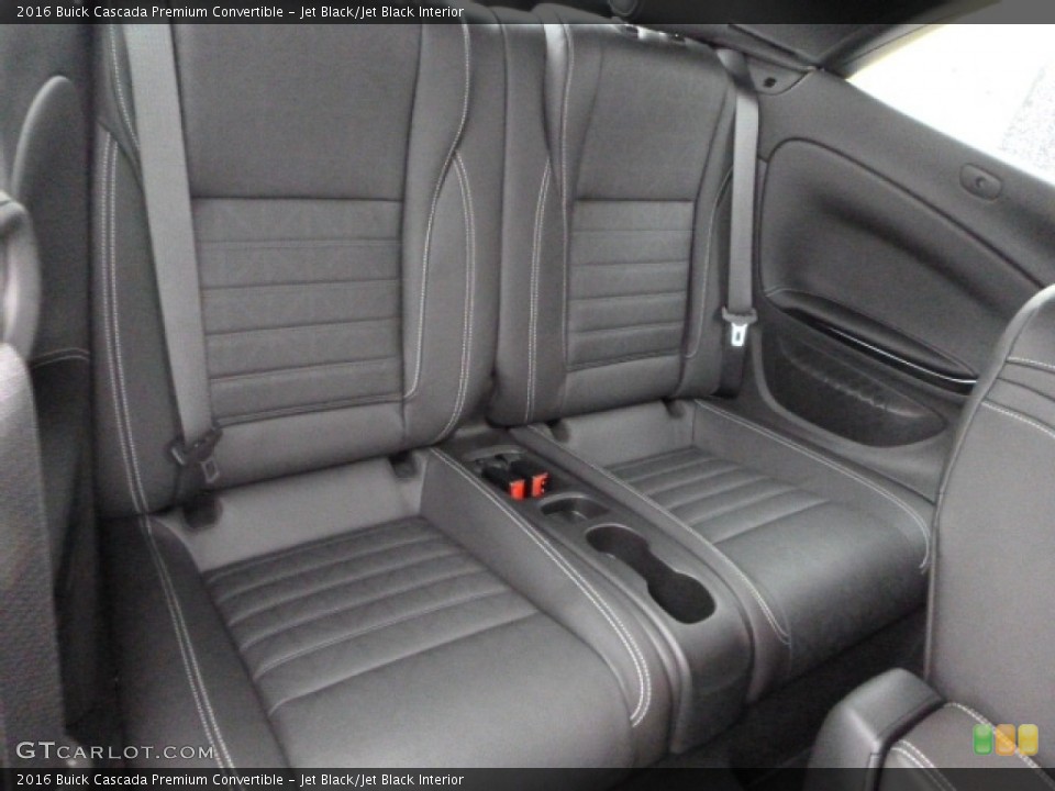 Jet Black/Jet Black Interior Rear Seat for the 2016 Buick Cascada Premium Convertible #112055488