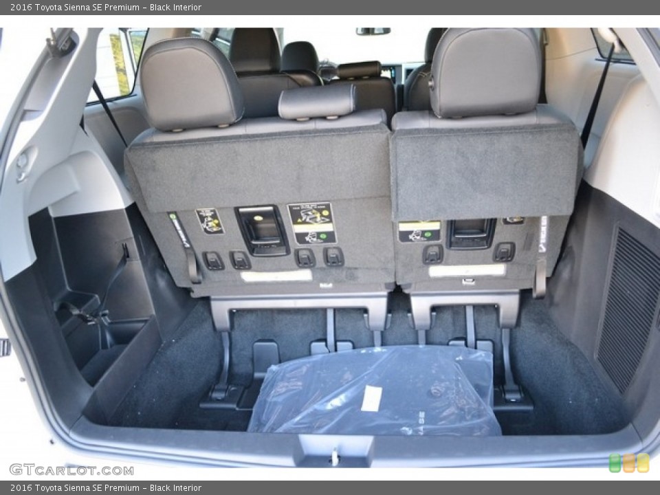 Black Interior Trunk for the 2016 Toyota Sienna SE Premium #112059272