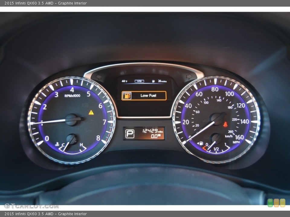 Graphite Interior Gauges for the 2015 Infiniti QX60 3.5 AWD #112091831