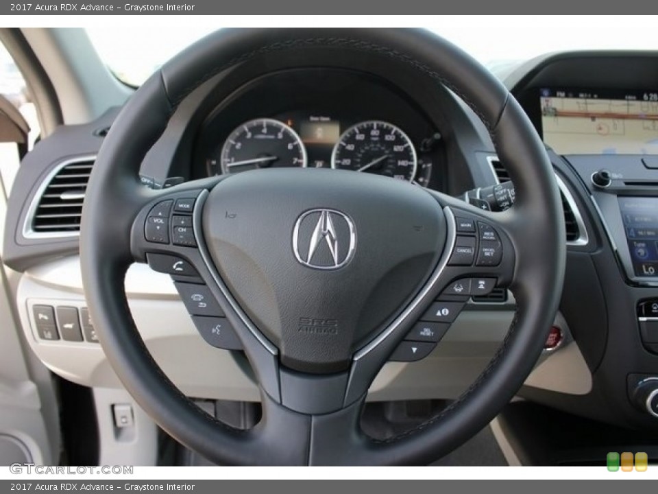 Graystone Interior Steering Wheel for the 2017 Acura RDX Advance #112092854