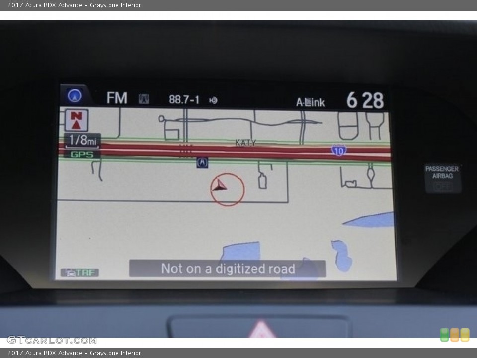 Graystone Interior Navigation for the 2017 Acura RDX Advance #112092899