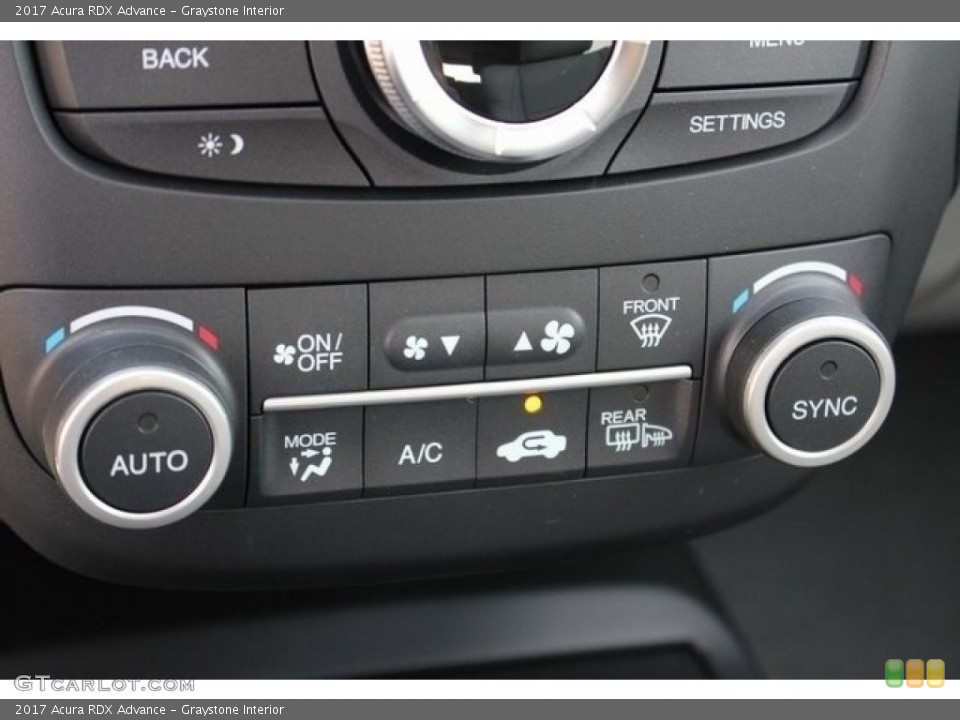 Graystone Interior Controls for the 2017 Acura RDX Advance #112092980