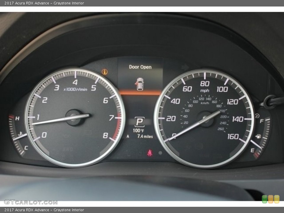Graystone Interior Gauges for the 2017 Acura RDX Advance #112093223