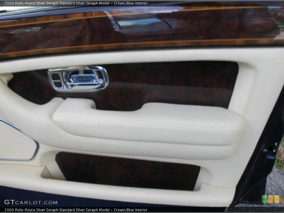 Cream/Blue Interior Door Panel for the 2000 Rolls-Royce Silver Seraph  #112118368