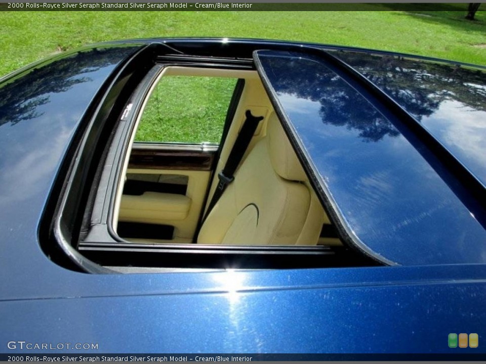 Cream/Blue Interior Sunroof for the 2000 Rolls-Royce Silver Seraph  #112118407