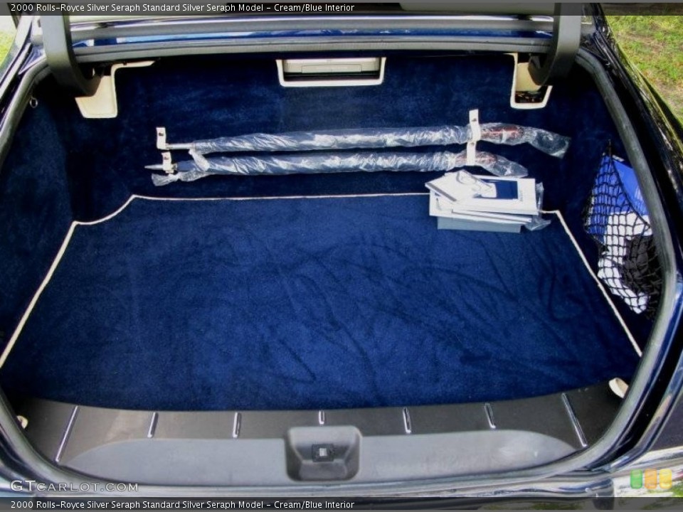 Cream/Blue Interior Trunk for the 2000 Rolls-Royce Silver Seraph  #112118473