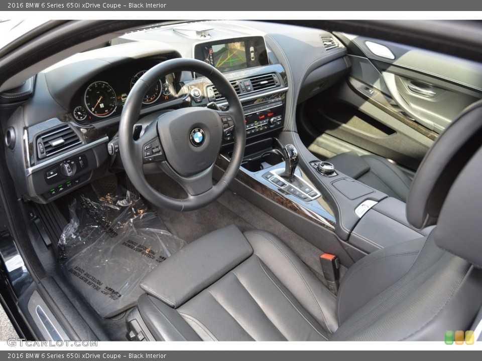Black 2016 BMW 6 Series Interiors