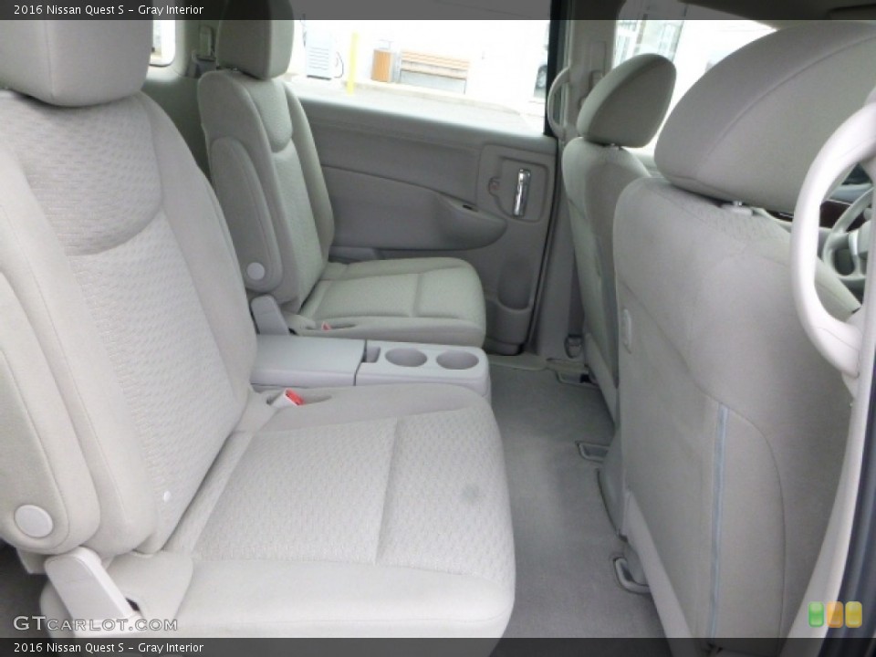 Gray Interior Rear Seat for the 2016 Nissan Quest S #112143406