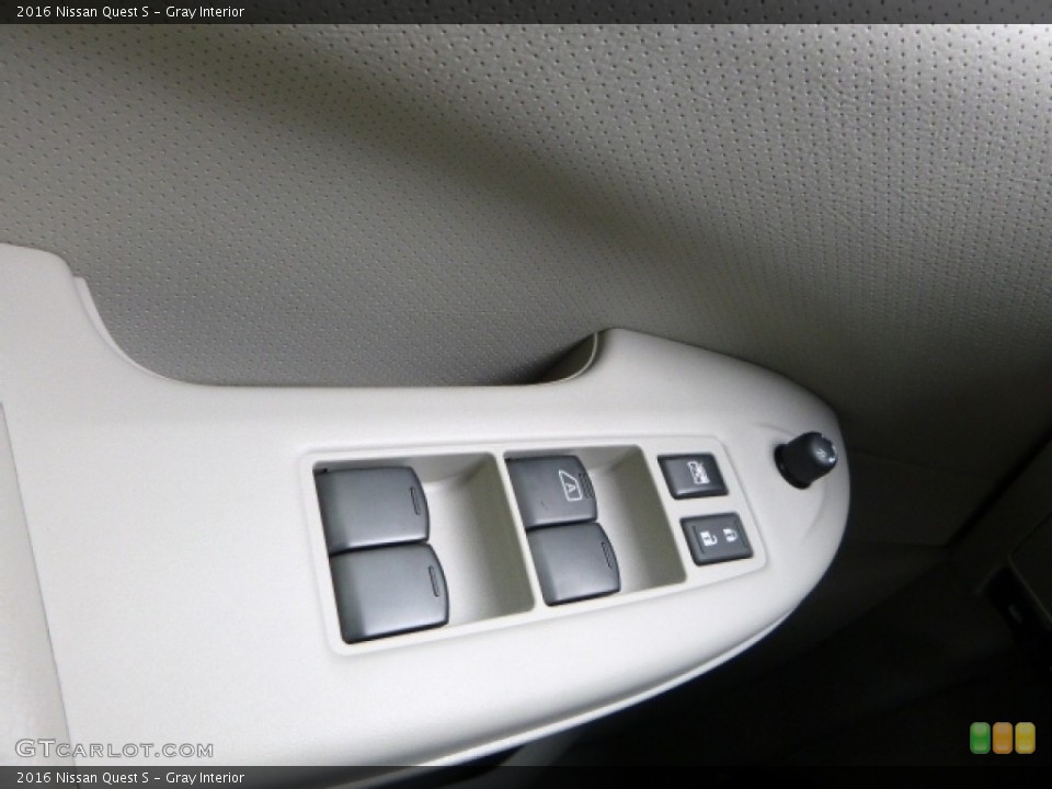 Gray Interior Controls for the 2016 Nissan Quest S #112143646