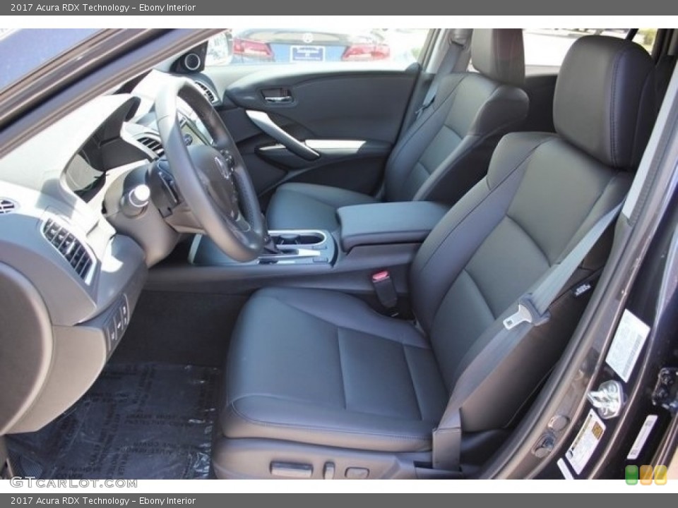 Ebony Interior Front Seat for the 2017 Acura RDX Technology #112155034