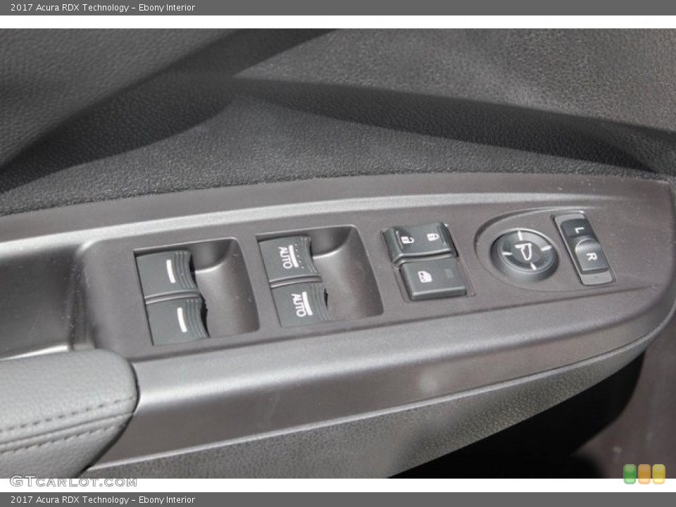 Ebony Interior Controls for the 2017 Acura RDX Technology #112155319