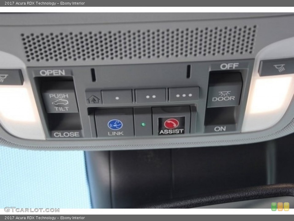 Ebony Interior Controls for the 2017 Acura RDX Technology #112155712