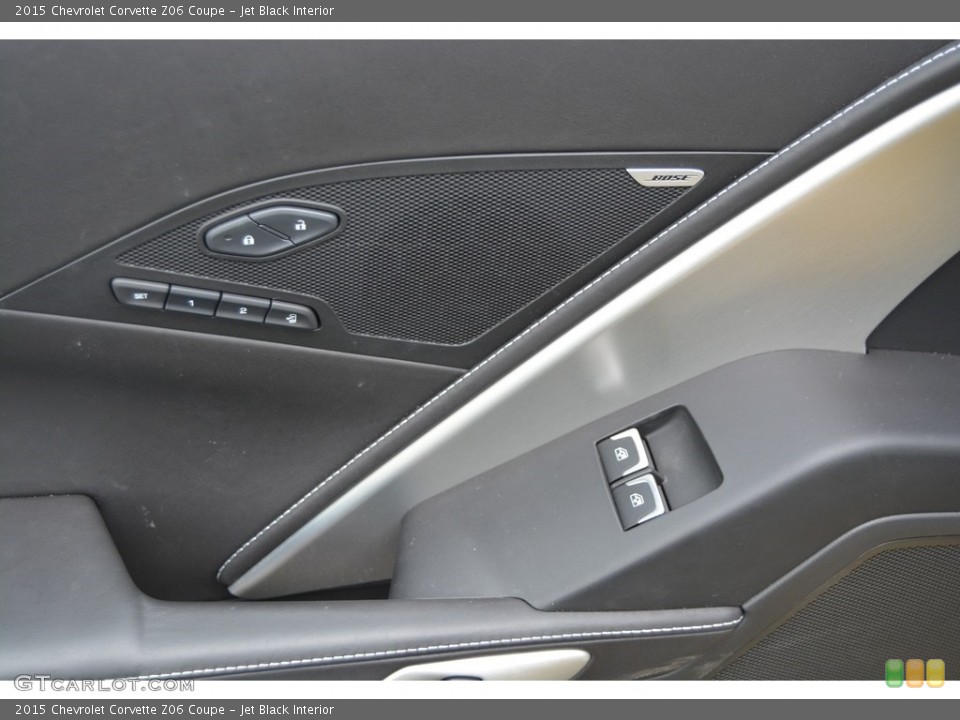 Jet Black Interior Controls for the 2015 Chevrolet Corvette Z06 Coupe #112160251