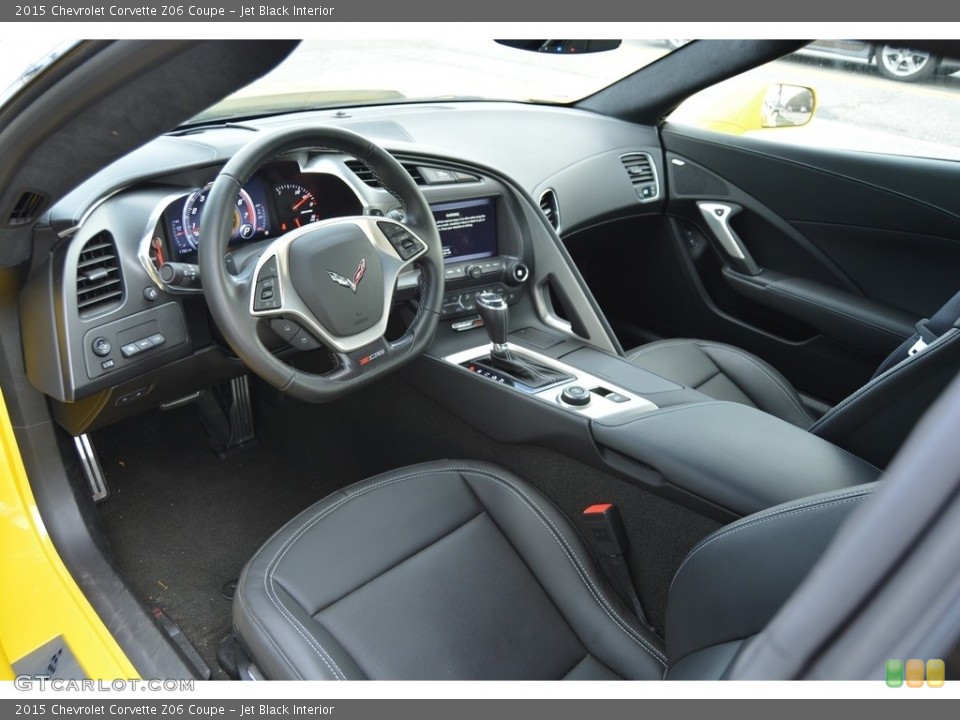 Jet Black 2015 Chevrolet Corvette Interiors