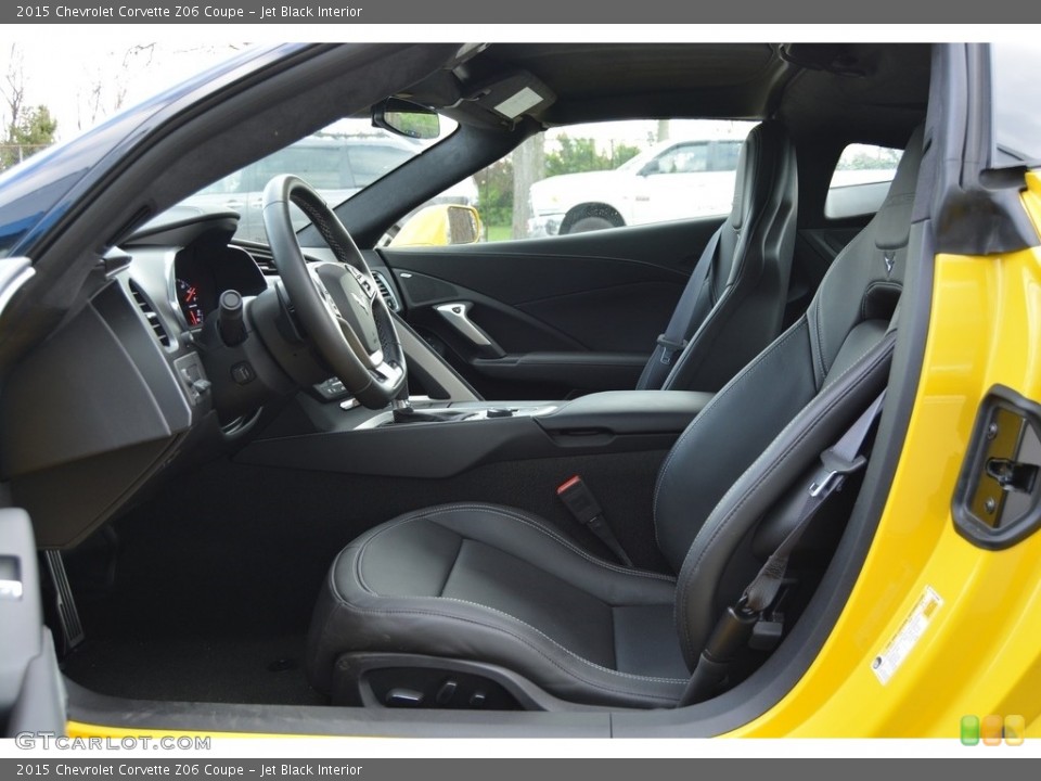 Jet Black Interior Front Seat for the 2015 Chevrolet Corvette Z06 Coupe #112160302