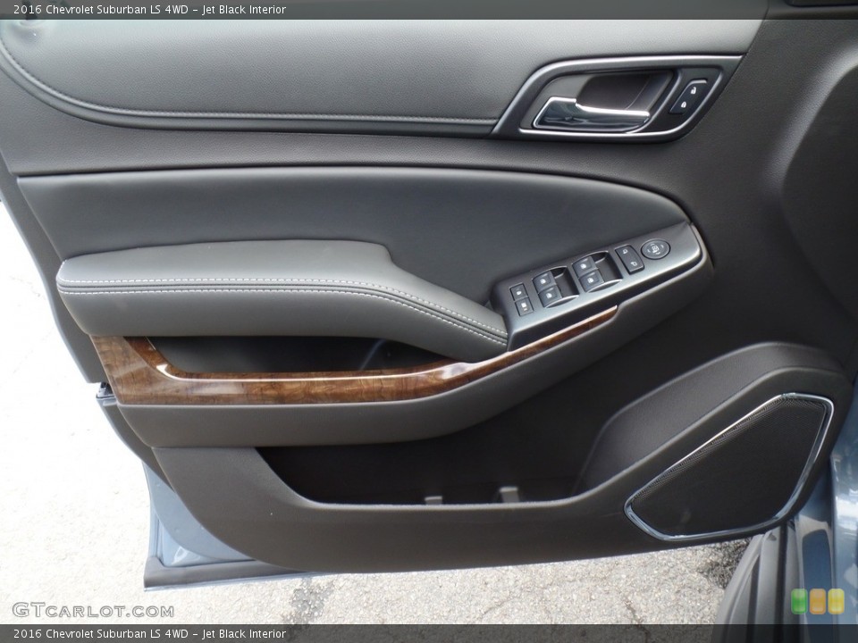 Jet Black Interior Door Panel for the 2016 Chevrolet Suburban LS 4WD #112162613