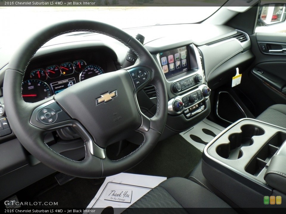 Jet Black Interior Prime Interior for the 2016 Chevrolet Suburban LS 4WD #112162720