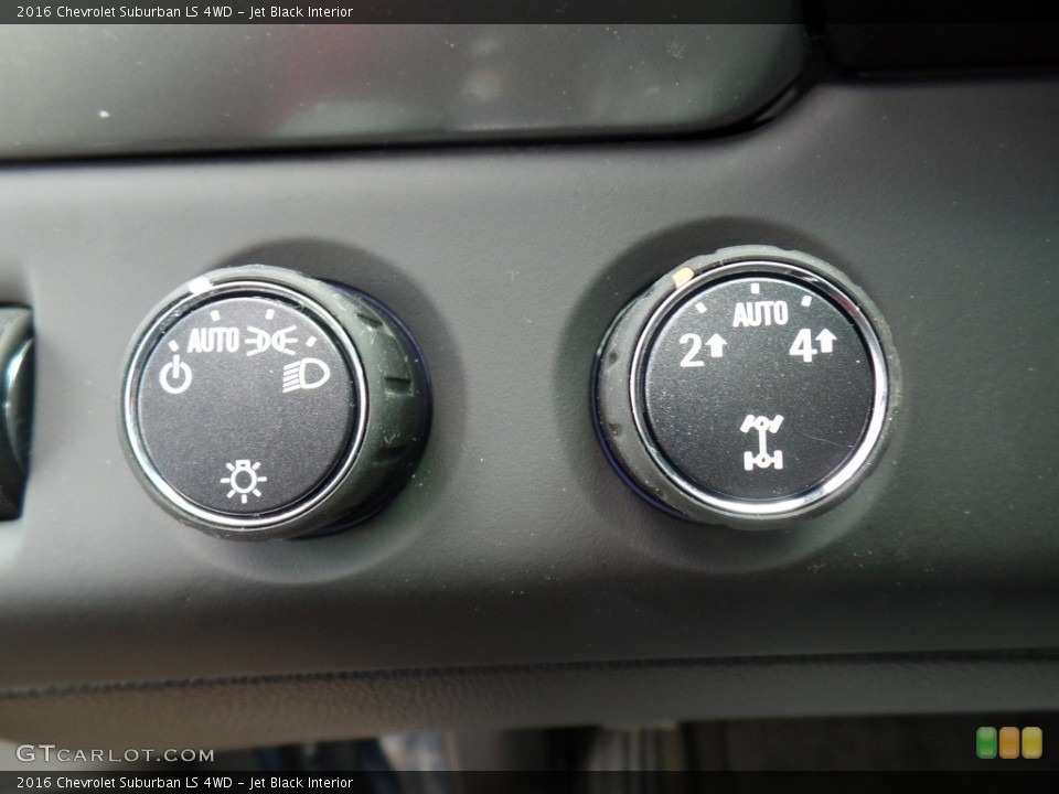 Jet Black Interior Controls for the 2016 Chevrolet Suburban LS 4WD #112162882