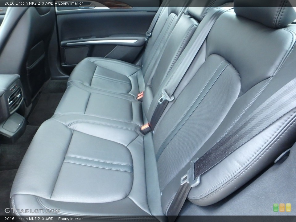 Ebony Interior Rear Seat for the 2016 Lincoln MKZ 2.0 AWD #112163111
