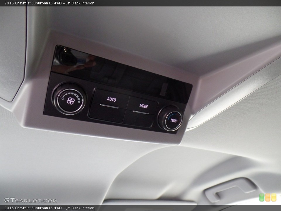 Jet Black Interior Controls for the 2016 Chevrolet Suburban LS 4WD #112163395