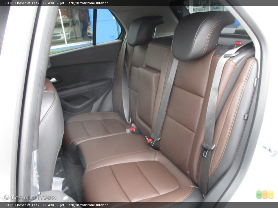 Jet Black/Brownstone Interior Rear Seat for the 2016 Chevrolet Trax LTZ AWD #112166518