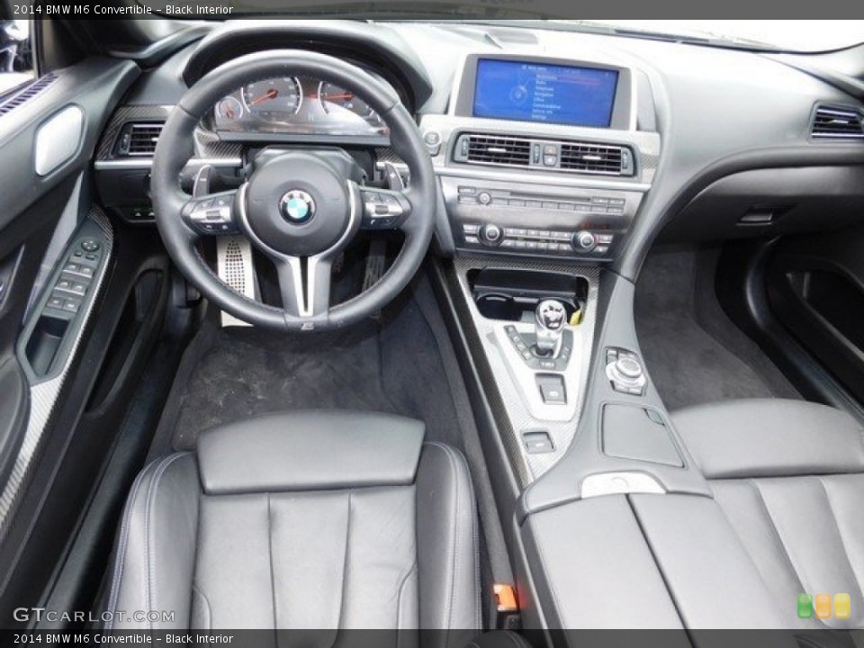 Black Interior Photo for the 2014 BMW M6 Convertible #112175527