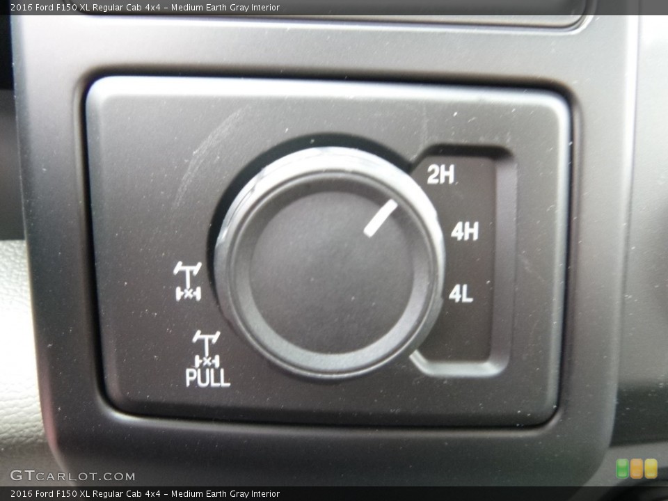 Medium Earth Gray Interior Controls for the 2016 Ford F150 XL Regular Cab 4x4 #112175737
