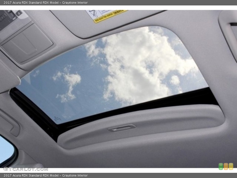 Graystone Interior Sunroof for the 2017 Acura RDX  #112179006