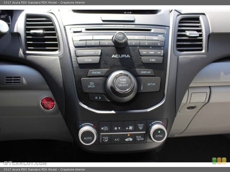Graystone Interior Controls for the 2017 Acura RDX  #112179250