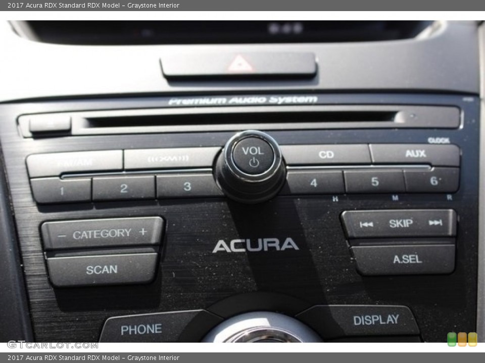Graystone Interior Controls for the 2017 Acura RDX  #112179262